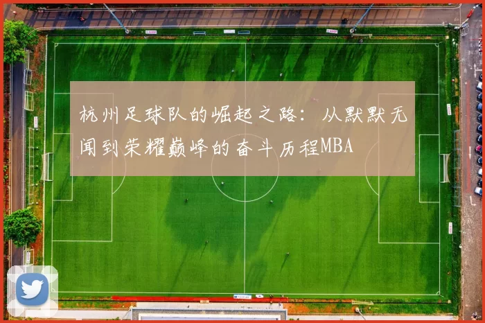 杭州足球队的崛起之路：从默默无闻到荣耀巅峰的奋斗历程MBA